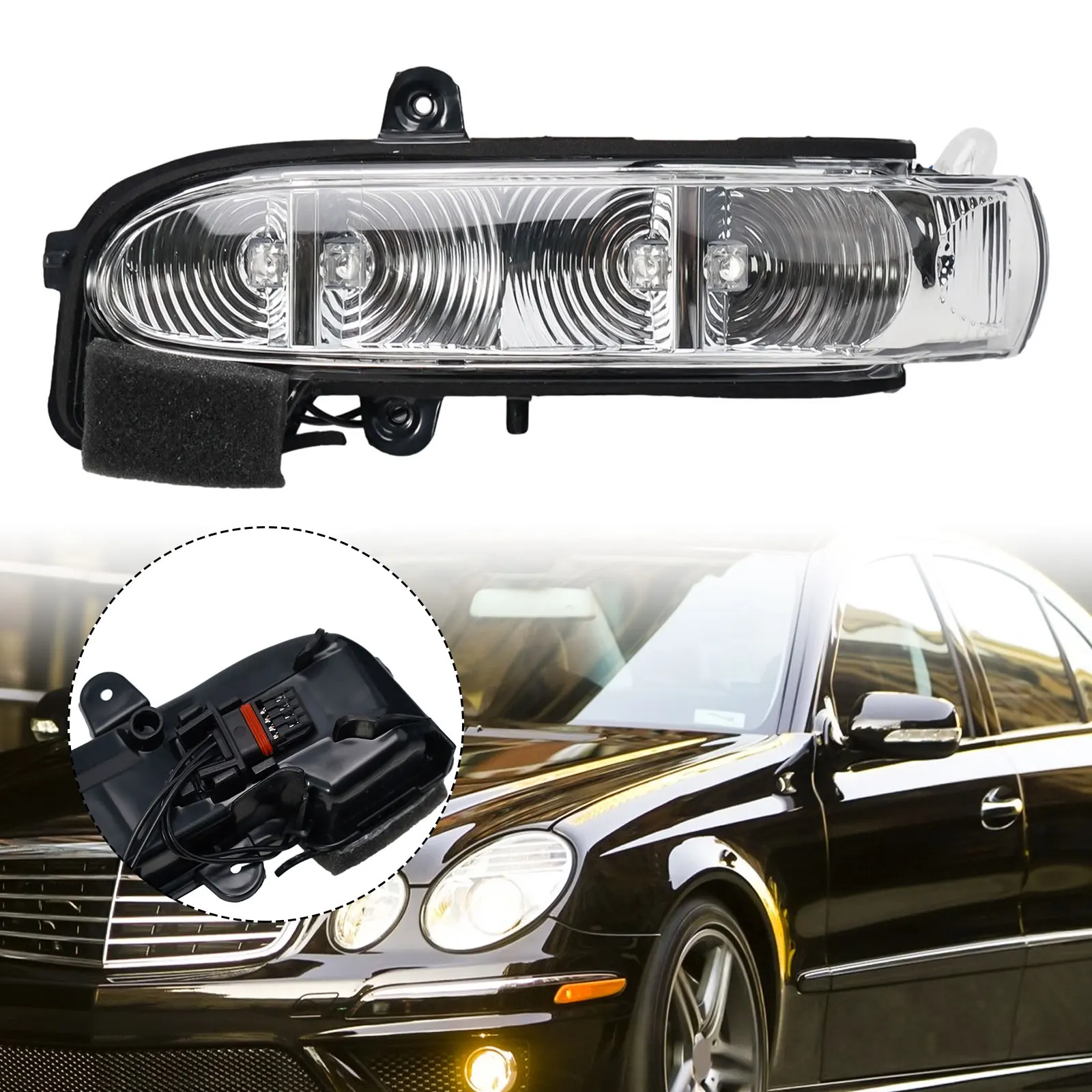 1pc 12V Yellow Left Mirror Turn Signal Light ABS+LED Sidelights #2038201321 For Mercedes-Benz E500 2003-2006/ G550 2009-2014
1pc 12V Yellow Left Mirror Turn Signal Light ABS+LED Sidelights #2038201321 For Mercedes-Benz E500 2003-2006/ G550 2009-2014
