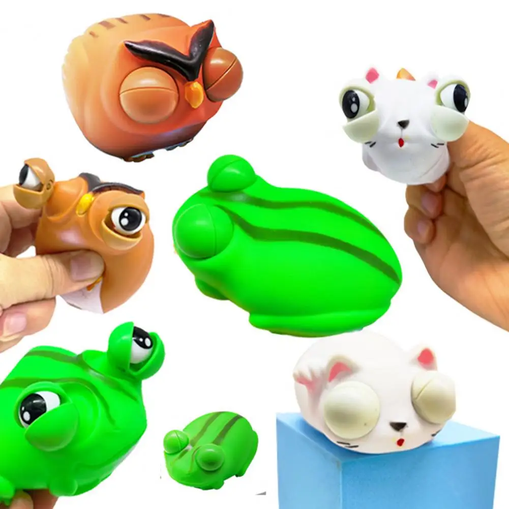 New in Appearance Vibrant Color Soft Squeeze Toy Frog Eye-Popping Squishes Fidget Decompression Toy Gift
New in Appearance Vibrant Color Soft Squeeze Toy Frog Eye-Popping Squishes Fidget Decompression Toy Gift
