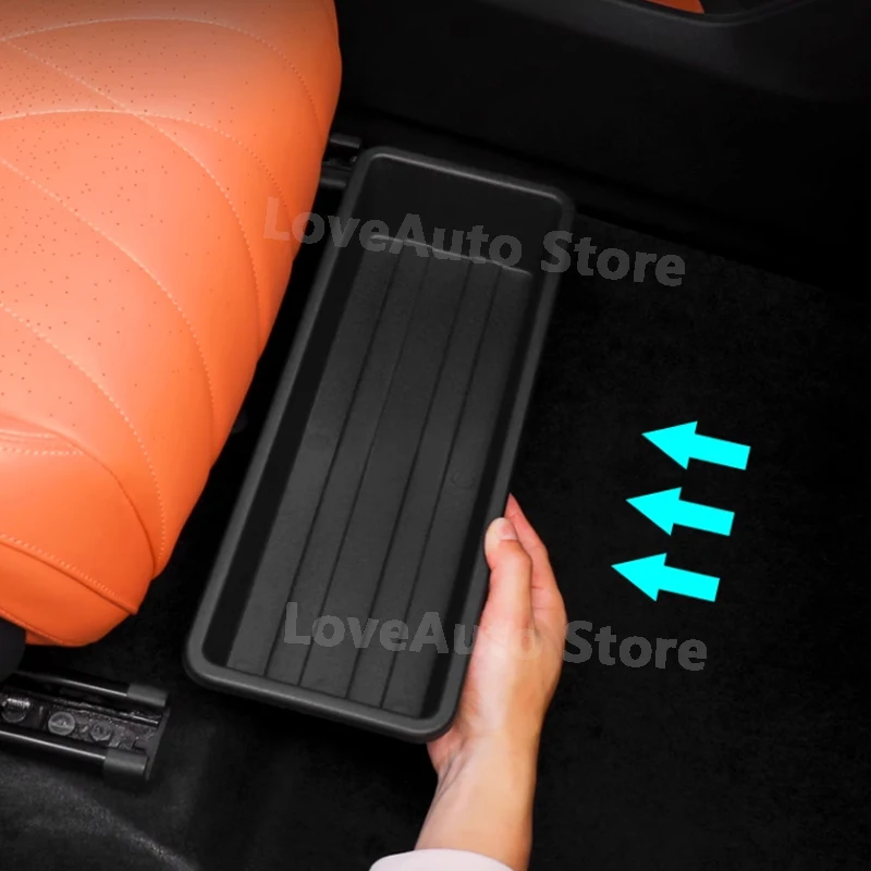 

For Changan Deepal S7 2023 2024 Car ABS Under-seat Storage Box for Storage Compartment Decoration Car Accessories