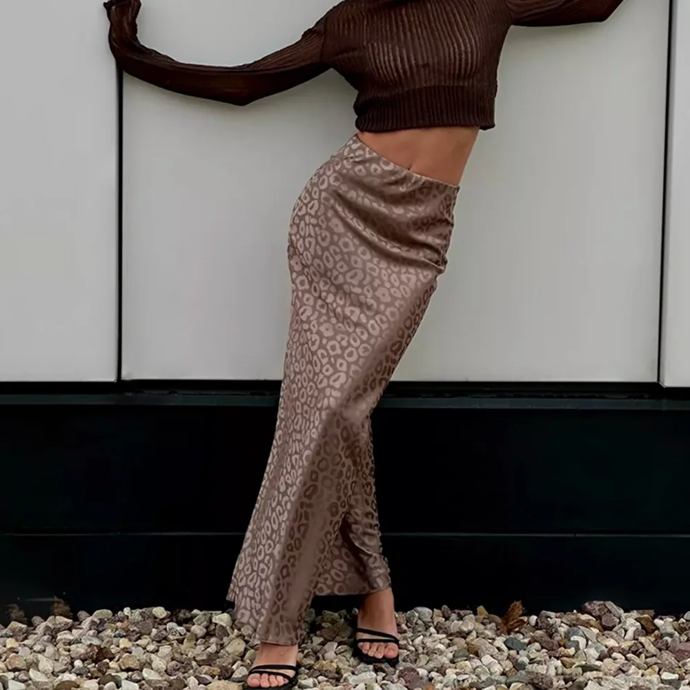 Summer 2024 Long Skirt Fashionable and Sexy Leopard Print Hip Cover Long Satin Skirt Elegant Luxurious Women's Clothing
Summer 2024 Long Skirt Fashionable and Sexy Leopard Print Hip Cover Long Satin Skirt Elegant Luxurious Women's Clothing