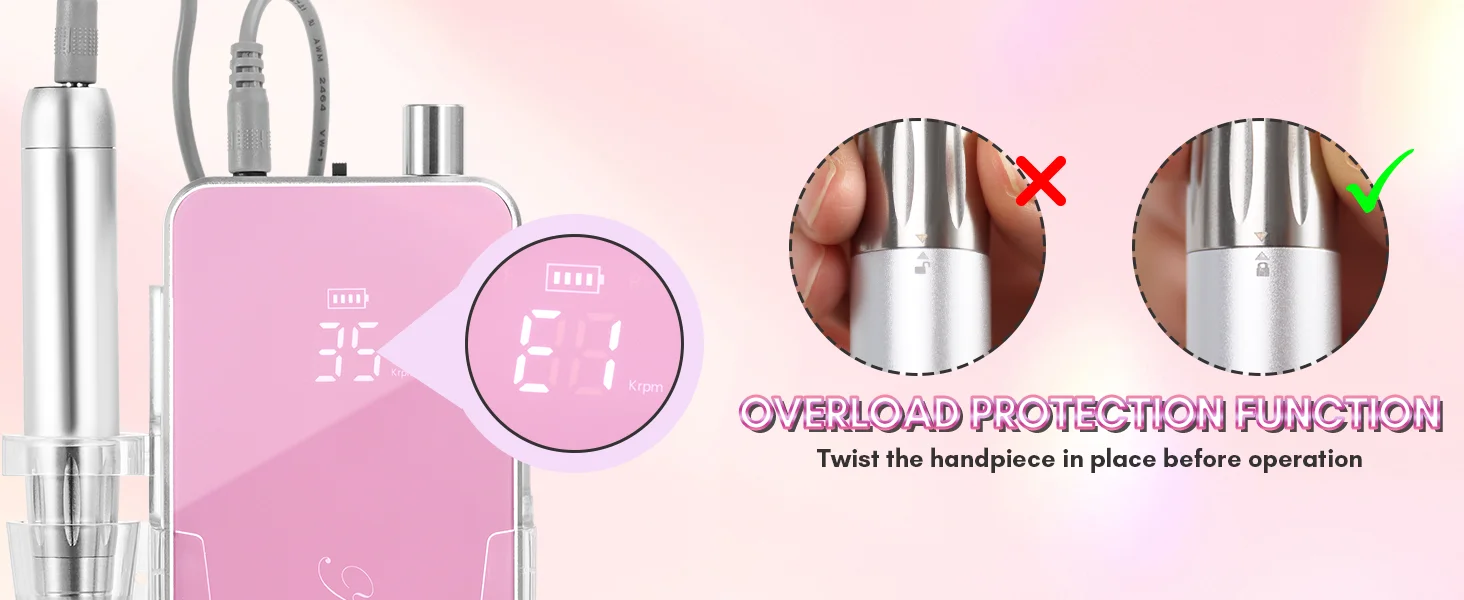 Nouvella Pro 35000RPM Nail Drill