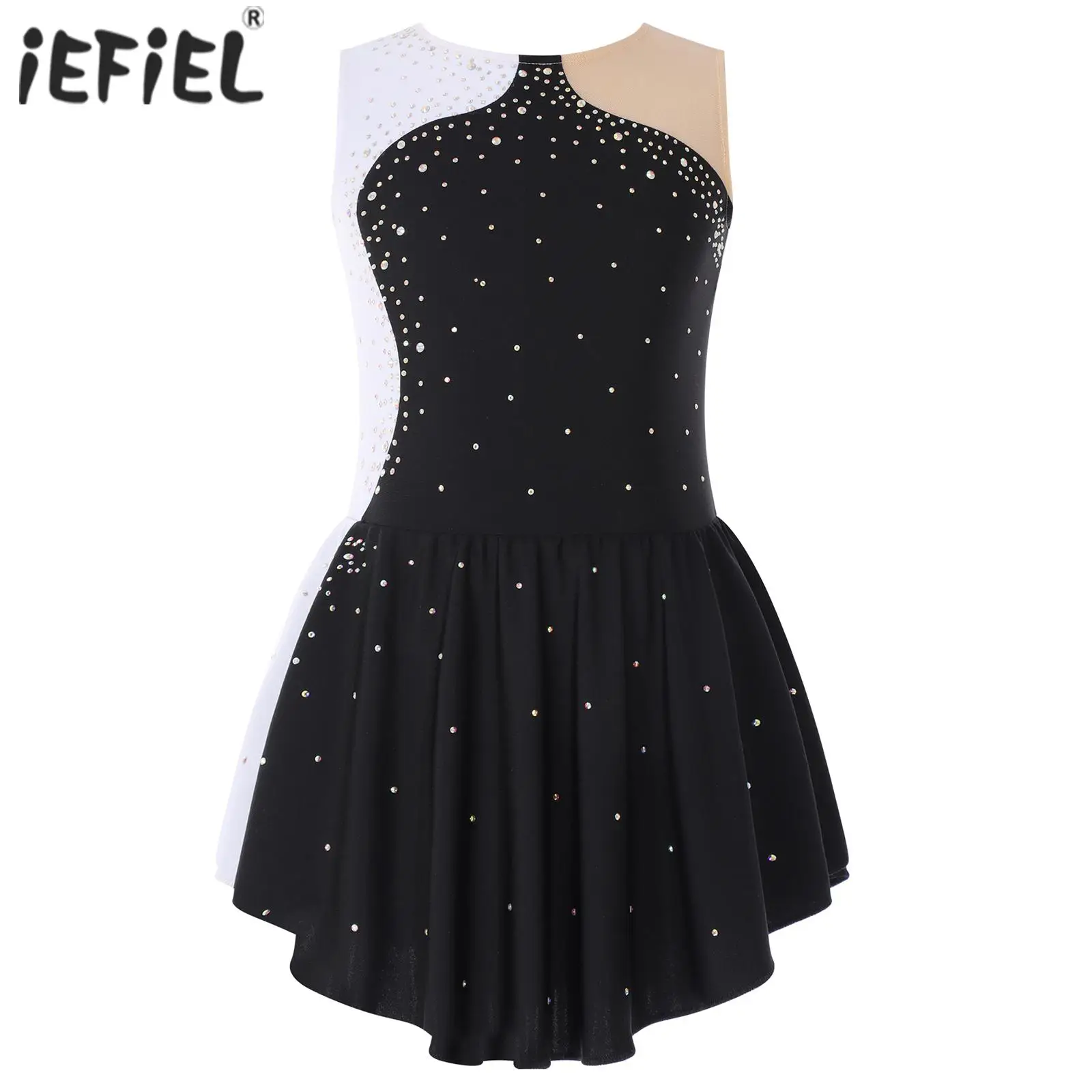 Shiny Rhinestone Figure Skating Dresses for Ballet Dancing Kids Girls Sleeveless Gymnastics Leotard Ballet Tutu Dress Dance Wear
Shiny Rhinestone Figure Skating Dresses for Ballet Dancing Kids Girls Sleeveless Gymnastics Leotard Ballet Tutu Dress Dance Wear