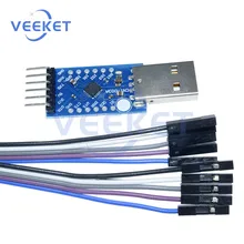 USB 2.0 to TTL UART CP2104 Module Serial Converter CP2104 Replace CP2102 with 5PIN DuPont Cable
USB 2.0 to TTL UART CP2104 Module Serial Converter CP2104 Replace CP2102 with 5PIN DuPont Cable
