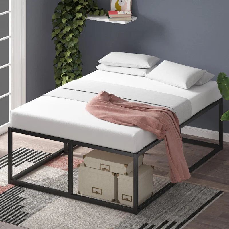 

Zinus Joseph 18" Metal Platform Bed Frame King 79.50 X 75.50 X 18.00 Inches Bedroom Furniture Beds