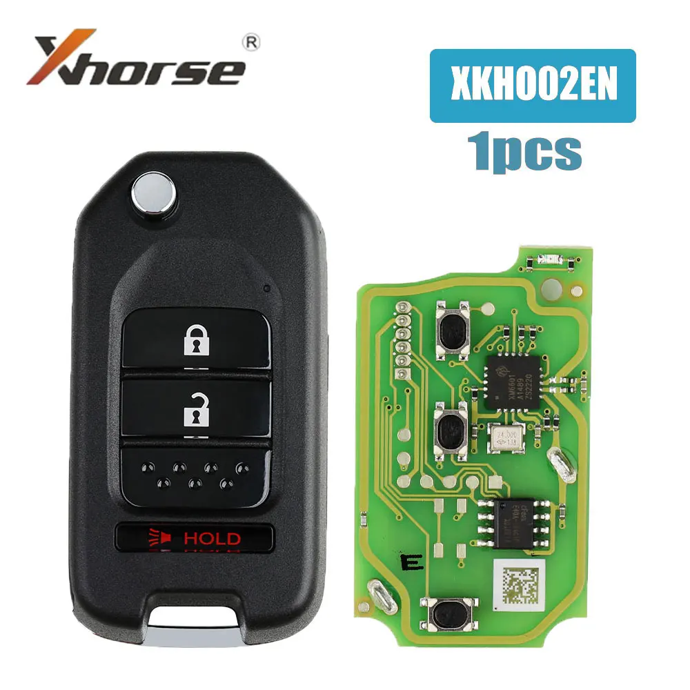 1 шт., пульт дистанционного управления Xhorse xjo02en для ключа Xhorse VVDI, автомобильный пульт дистанционного управления для Honda Flip 2 + 1 кнопки, английская версия автомобильных ключей
1 шт., пульт дистанционного управления Xhorse xjo02en для ключа Xhorse VVDI, автомобильный пульт дистанционного управления для Honda Flip 2 + 1 кнопки, английская версия автомобильных ключей