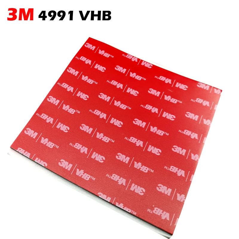 

2 sheets 3M VHB 4991 Double Sided Adhesive Acrylic Foam Tape Mounting Tape Gray Thickness: 2.3mm Free Shipping