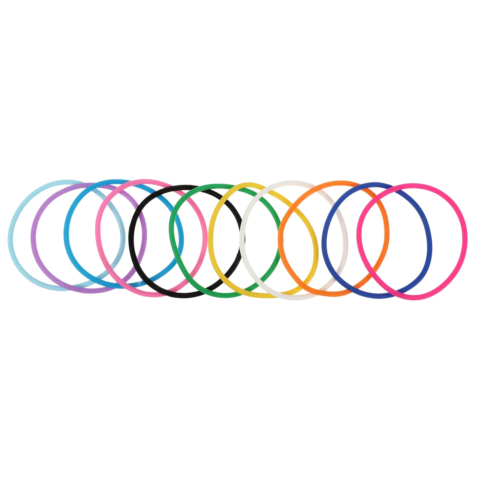 10 Pcs Silicone Bracelet Rubber Jelly Bracelets 80's for Kids Colored Wristbands
10 Pcs Silicone Bracelet Rubber Jelly Bracelets 80's for Kids Colored Wristbands