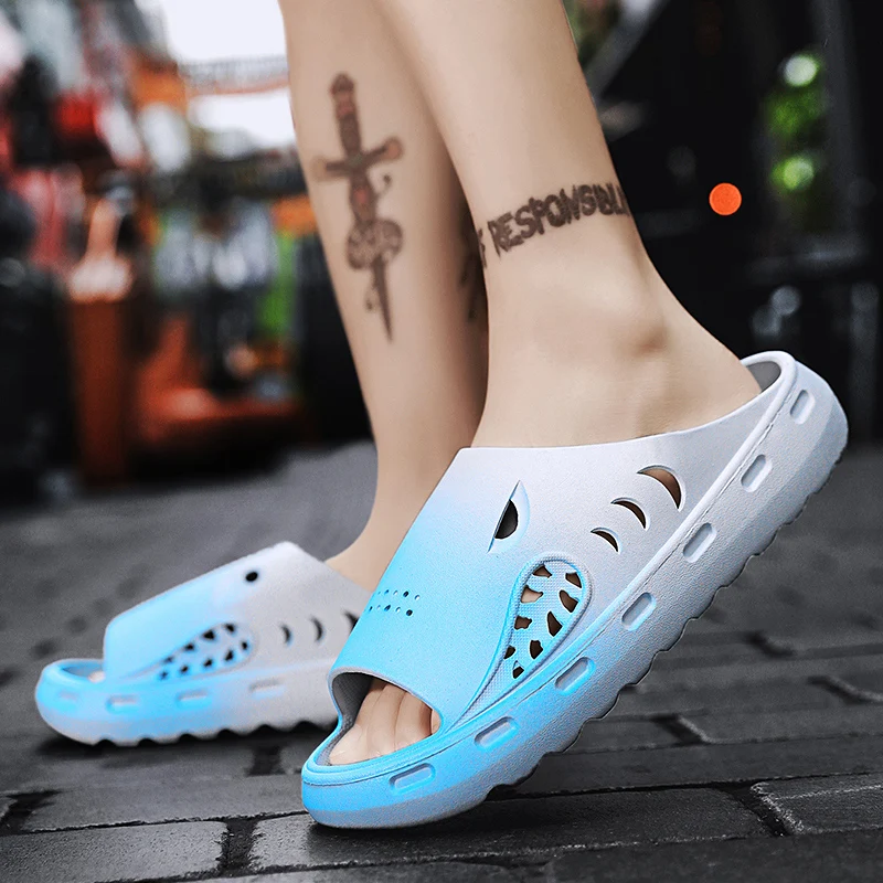 Men's Breathable Hollow Slippes Summer Open Toe Platform Non-slip Bathroom Slides Shoes for Men Casual Light EVA Slides Shoes
Men's Breathable Hollow Slippes Summer Open Toe Platform Non-slip Bathroom Slides Shoes for Men Casual Light EVA Slides Shoes
