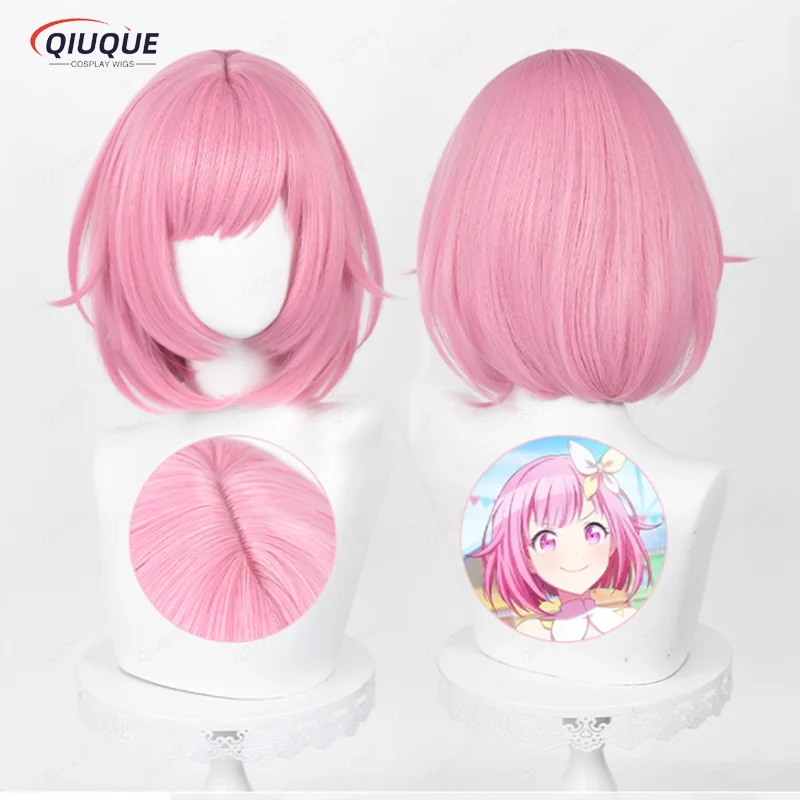 Anime Project SEKAI COLORFUL STAGE! Ootori Emu Cosplay Wig Pink Short Heat Resistant Synthetic Hair Halloween Wigs + Wig Cap
Anime Project SEKAI COLORFUL STAGE! Ootori Emu Cosplay Wig Pink Short Heat Resistant Synthetic Hair Halloween Wigs + Wig Cap