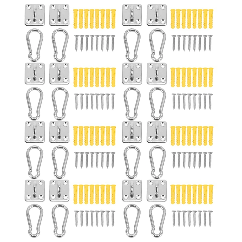 16 Sets Of Suspended Ceiling Wall Mount U-Shaped Hooks Stainless Steel Heavy Duty Multi-Function Hammock Hammock Hook
16 Sets Of Suspended Ceiling Wall Mount U-Shaped Hooks Stainless Steel Heavy Duty Multi-Function Hammock Hammock Hook