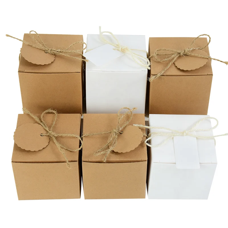 10Pcs Kraft Paper Candy Boxes With Tag Square Gifts Packaging Box With Rope Baby Shower Wedding Birthday Party Decoration
10Pcs Kraft Paper Candy Boxes With Tag Square Gifts Packaging Box With Rope Baby Shower Wedding Birthday Party Decoration