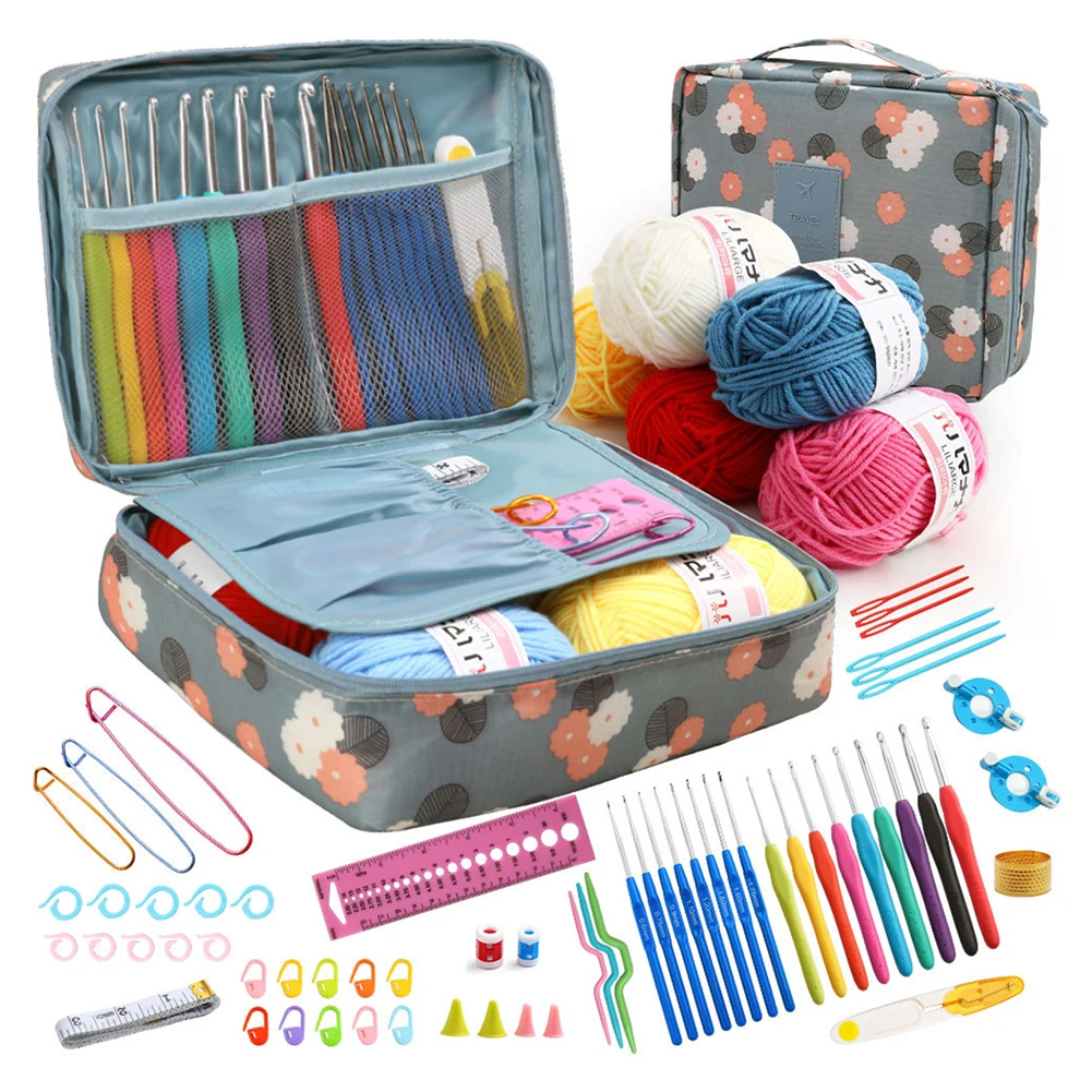 1 Set Crochet Knit Hook Sets Hand Knitting Needles Tools Crochet Tool Starter Knitting Kit With A Bag
1 Set Crochet Knit Hook Sets Hand Knitting Needles Tools Crochet Tool Starter Knitting Kit With A Bag