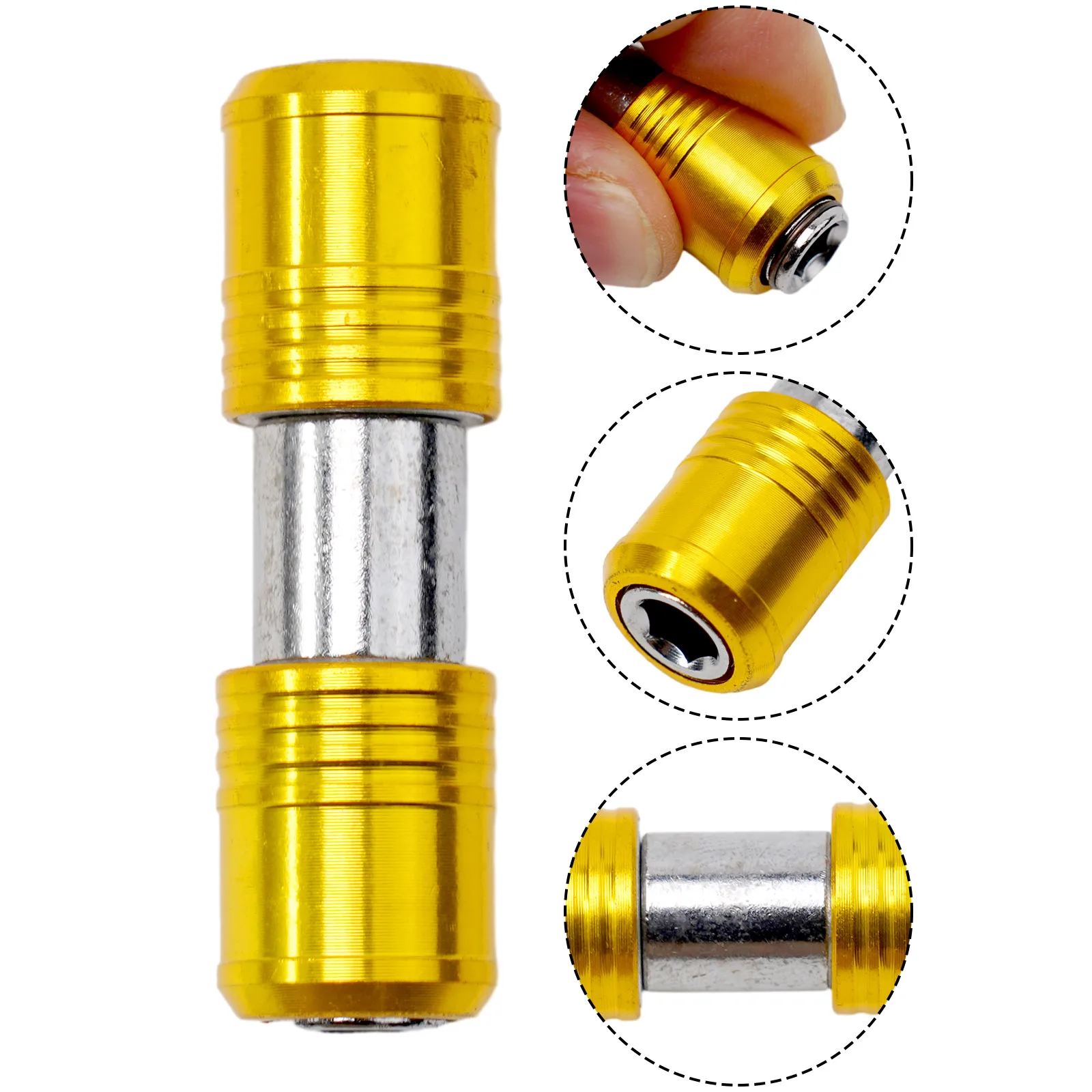 Double Head Extension Rod 14inch Hex Screw Adapter Simple to install and release each bit Lightweight and easy to carry
Double Head Extension Rod 14inch Hex Screw Adapter Simple to install and release each bit Lightweight and easy to carry