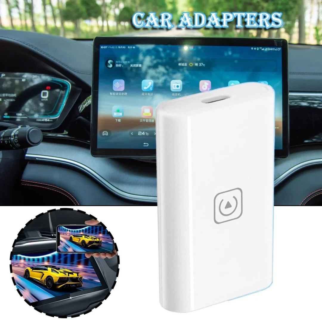 Mayitr Wireless Apple CarPlay Ai Box USB Dongle Ios Car Play Wireless Adapter Supports Voice Control GPS Real Time Navigation
Mayitr Wireless Apple CarPlay Ai Box USB Dongle Ios Car Play Wireless Adapter Supports Voice Control GPS Real Time Navigation