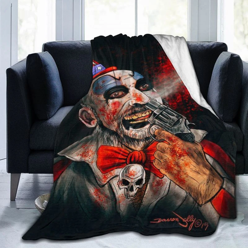 Horror Halloween Blanket House of 1000Corpses Soft Warm Flannel Throw Blanket for Bed Sofa Office Travel Blanket Halloween Gifts
Horror Halloween Blanket House of 1000Corpses Soft Warm Flannel Throw Blanket for Bed Sofa Office Travel Blanket Halloween Gifts