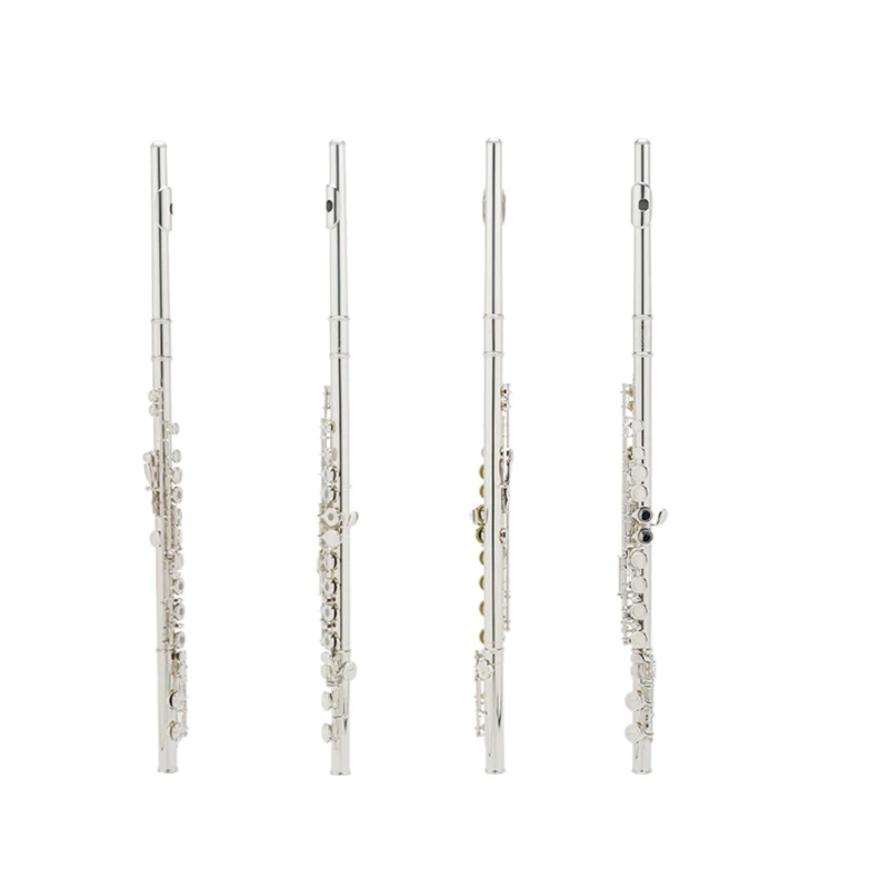 MCL-300 Open and Closed Bore C Flute 16 Keys Silver Plated Flute with Stand Box
MCL-300 Open and Closed Bore C Flute 16 Keys Silver Plated Flute with Stand Box