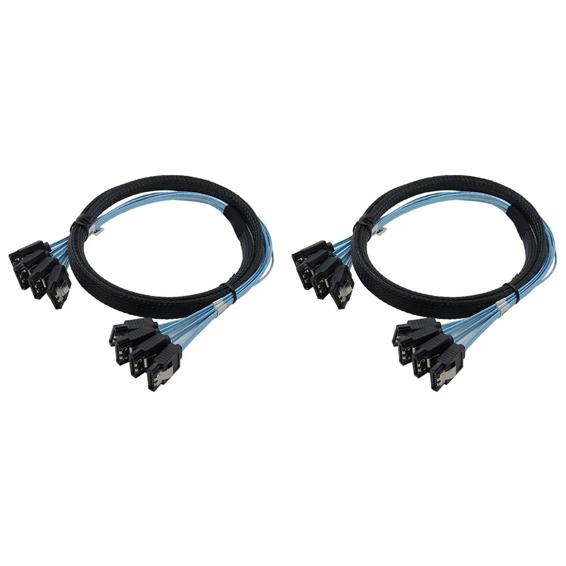 2X SAS кабель Sata, высокоскоростной 6 Гбит/с, 4 порта/комплект, высокое качество для сервера 0,5 метра
2X SAS кабель Sata, высокоскоростной 6 Гбит/с, 4 порта/комплект, высокое качество для сервера 0,5 метра