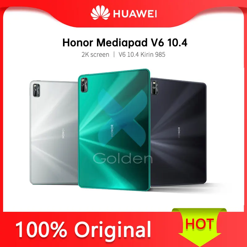 Honor Mediapad V6 10.4 inch 2K screen Tablet PC Kirin 985 Octa Core 5G Dual Model WiFi 6+ |