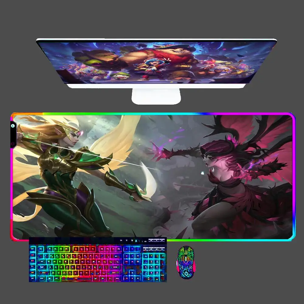 Kayle League Of Legends светодиодный коврик для мыши для геймеров, декоративный игровой Настольный коврик для мыши RGB XXL, игровые аксессуары, коврик для клавиатуры Varmilo
Kayle League Of Legends светодиодный коврик для мыши для геймеров, декоративный игровой Настольный коврик для мыши RGB XXL, игровые аксессуары, коврик для клавиатуры Varmilo