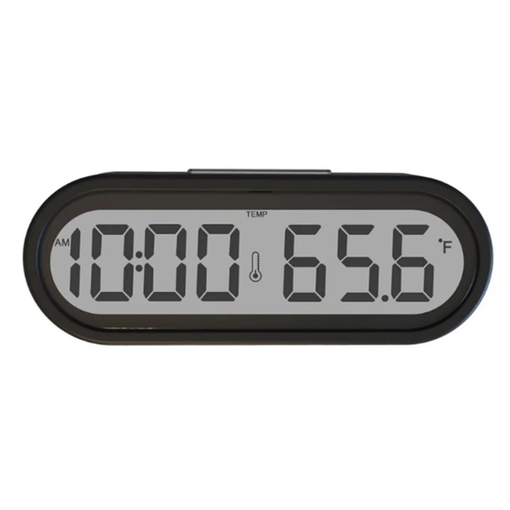 Electronic Clock Thermometer 2 in 1 LCD Digital Car Time Clock Adjustable Base Bracket High Brightness LED Display at Night
Electronic Clock Thermometer 2 in 1 LCD Digital Car Time Clock Adjustable Base Bracket High Brightness LED Display at Night