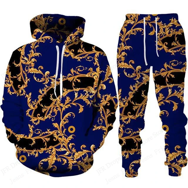 رجل قطعتين هوديي بانت مجموعات الذهبي نمط ثلاثية الأبعاد طباعة مجموعات الرجال النساء موضة هوديي بانت 2 قطعة دعوى ملابس رياضية الراحة رجل قطعتين هوديي بانت مجموعات الذهبي نمط ثلاثية الأبعاد طباعة مجموعات الرجال النساء موضة هوديي بانت 2 قطعة دعوى ملابس رياضية الراحة