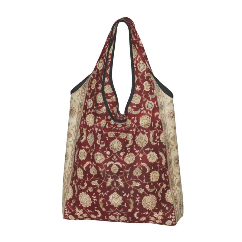 

Богемный этнический античный персидский ковер с принтом, сумки для покупок, Портативная сумка через плечо, плечевой ковер, стильная сумка