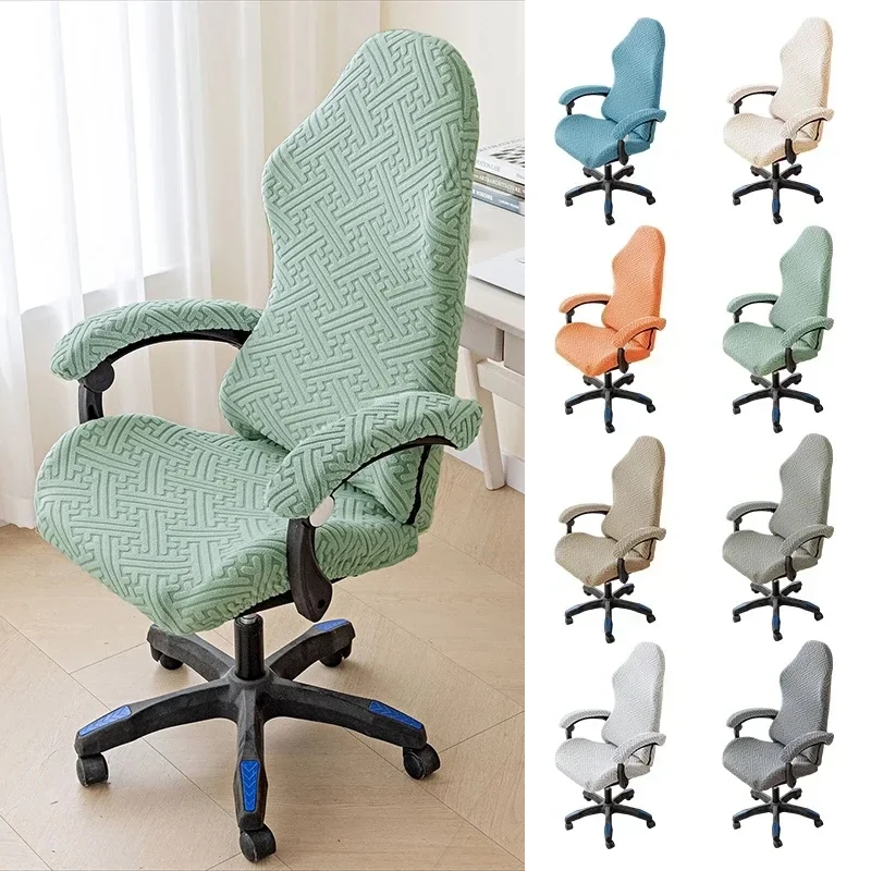 Solid Color Gaming Chair Cover Soft Elasticity Polar Fleece Armchair Slipcovers Computer Seat Chair Covers Stretch Rotating Lift
Solid Color Gaming Chair Cover Soft Elasticity Polar Fleece Armchair Slipcovers Computer Seat Chair Covers Stretch Rotating Lift