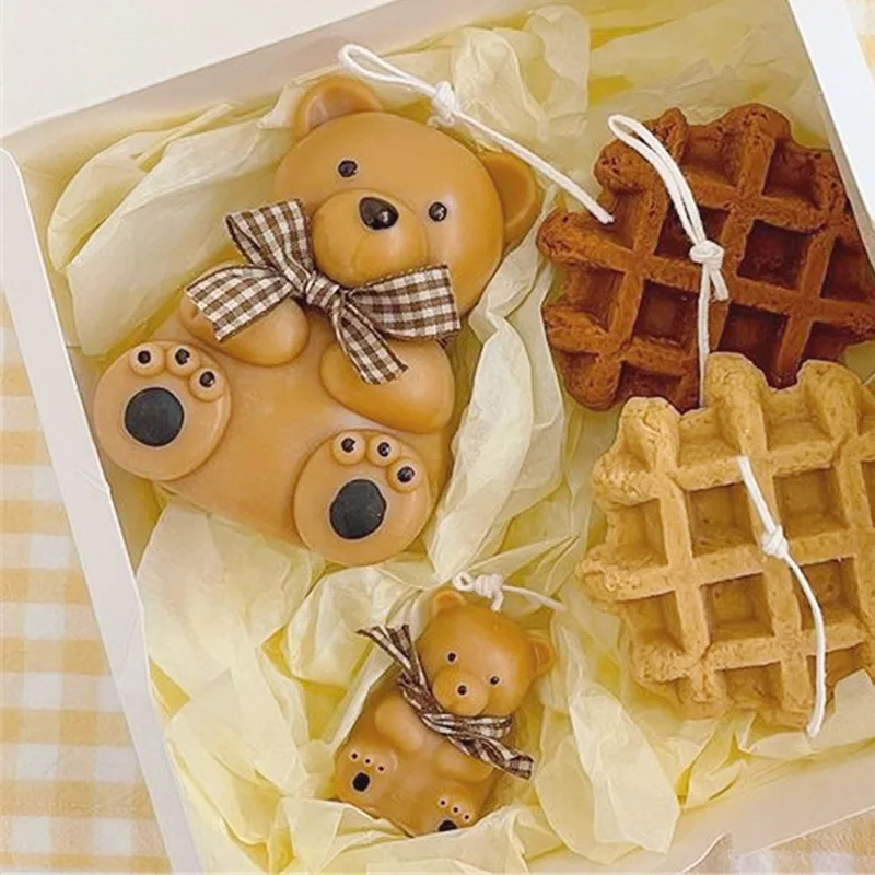3D Bear Handmade Candle Silicone Mold DIY Cute Bear Baked Cake Chocolate Mold Silicone Home Decoration Handmade Gift Wax Mold
3D Bear Handmade Candle Silicone Mold DIY Cute Bear Baked Cake Chocolate Mold Silicone Home Decoration Handmade Gift Wax Mold