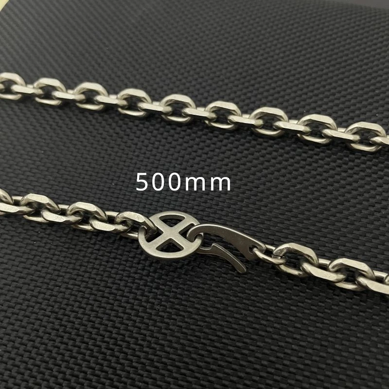 Pure Titanium Batch Angle Chain Necklace 7mm Wide Light Anti Allergic Hip-hop Couple Chain High Bridge Buckle Men Women 500mm
Pure Titanium Batch Angle Chain Necklace 7mm Wide Light Anti Allergic Hip-hop Couple Chain High Bridge Buckle Men Women 500mm