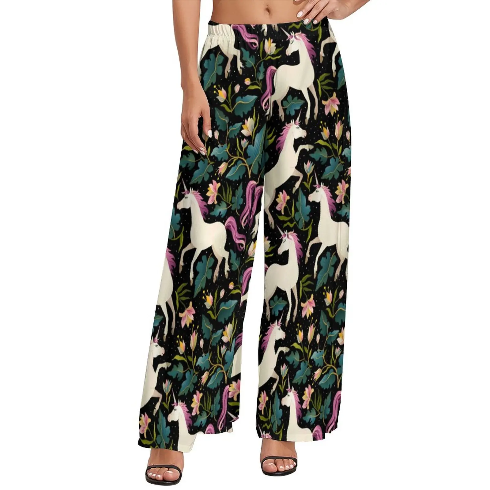 Cartoon Unicorn Pants Flowers Print Sexy Wide Leg Pants Female Big Size Aesthetic Pattern Straight Trousers
Cartoon Unicorn Pants Flowers Print Sexy Wide Leg Pants Female Big Size Aesthetic Pattern Straight Trousers
