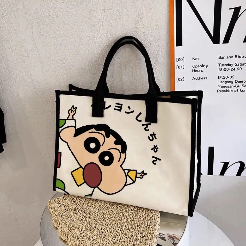 Crayon Shin chan модная аниме сумка с принтом Большая вместительная сумка-тоут Новая цветная модная сумка через плечо для девочек игрушки
Crayon Shin chan модная аниме сумка с принтом Большая вместительная сумка-тоут Новая цветная модная сумка через плечо для девочек игрушки