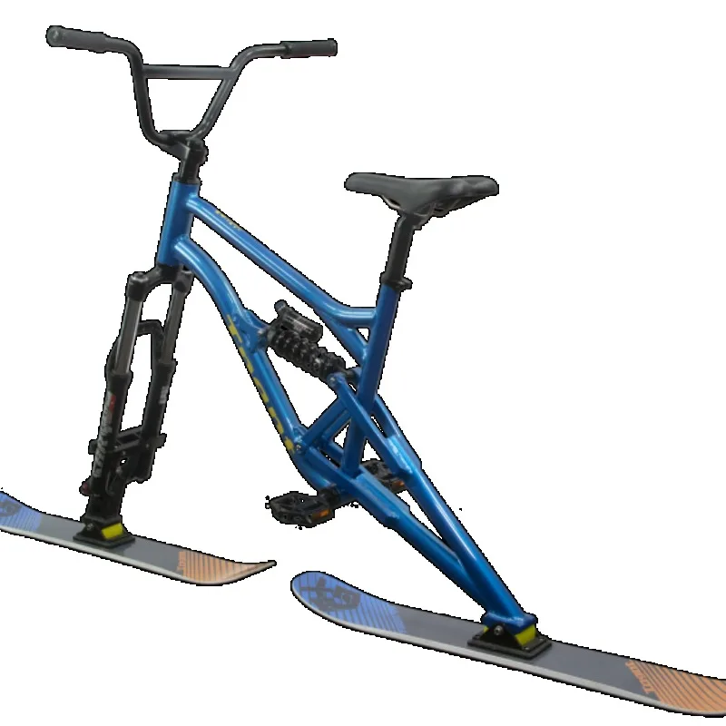 Winter sport snow bike, scooter, ski bike with fiberglass wood core ski board 
Winter sport snow bike, scooter, ski bike with fiberglass wood core ski board