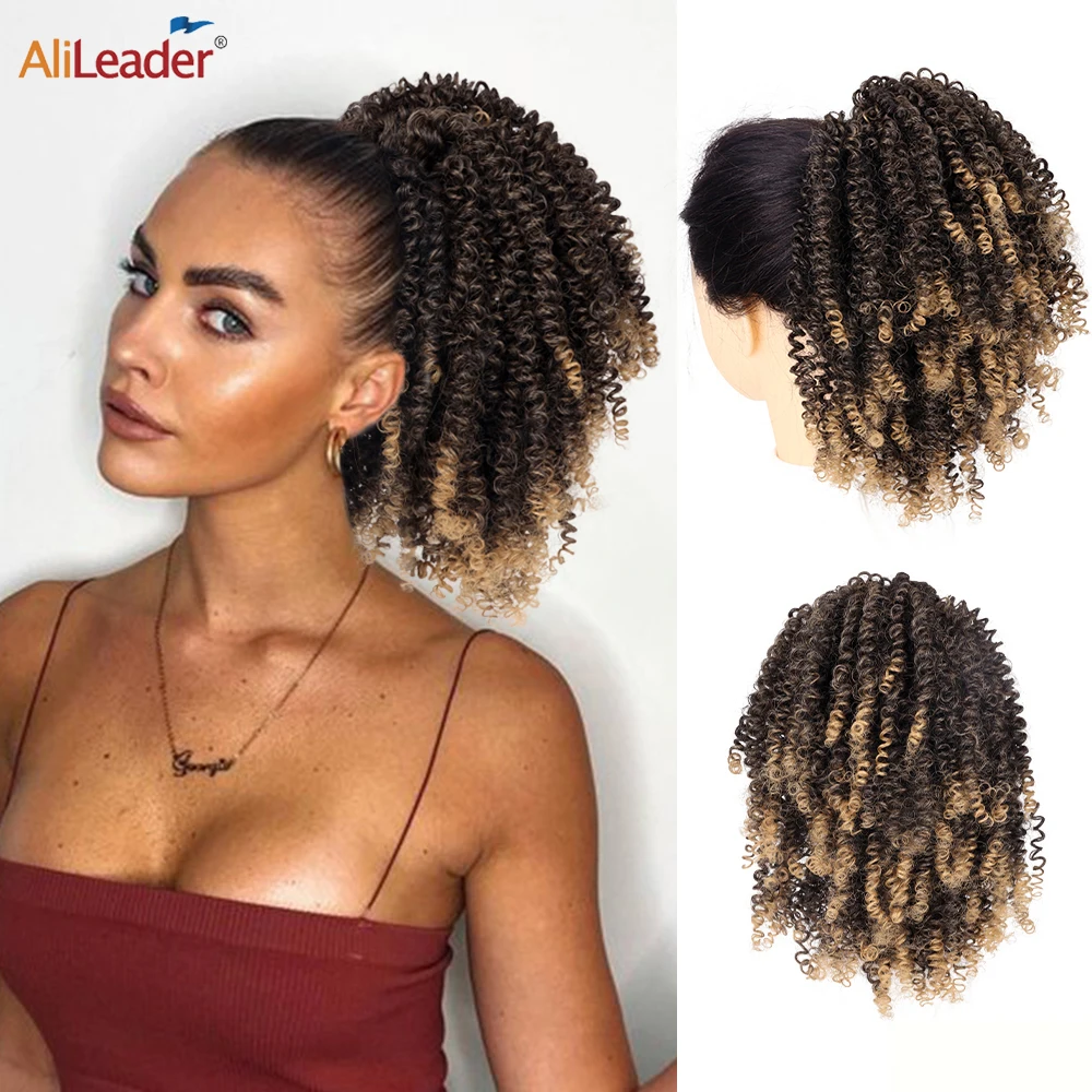 Afro Synthetic Ponytail Extension Kinky Curly Drawstring Puff Ponytail Hair 10Inch Ombre Ponytail Clip In Ponytail Extension
Afro Synthetic Ponytail Extension Kinky Curly Drawstring Puff Ponytail Hair 10Inch Ombre Ponytail Clip In Ponytail Extension
