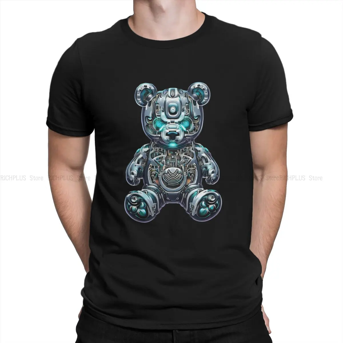 Teddy Robot Newest TShirt for Men Humor Round Collar Polyester T Shirt Personalize Gift Clothes OutdoorWear
Teddy Robot Newest TShirt for Men Humor Round Collar Polyester T Shirt Personalize Gift Clothes OutdoorWear