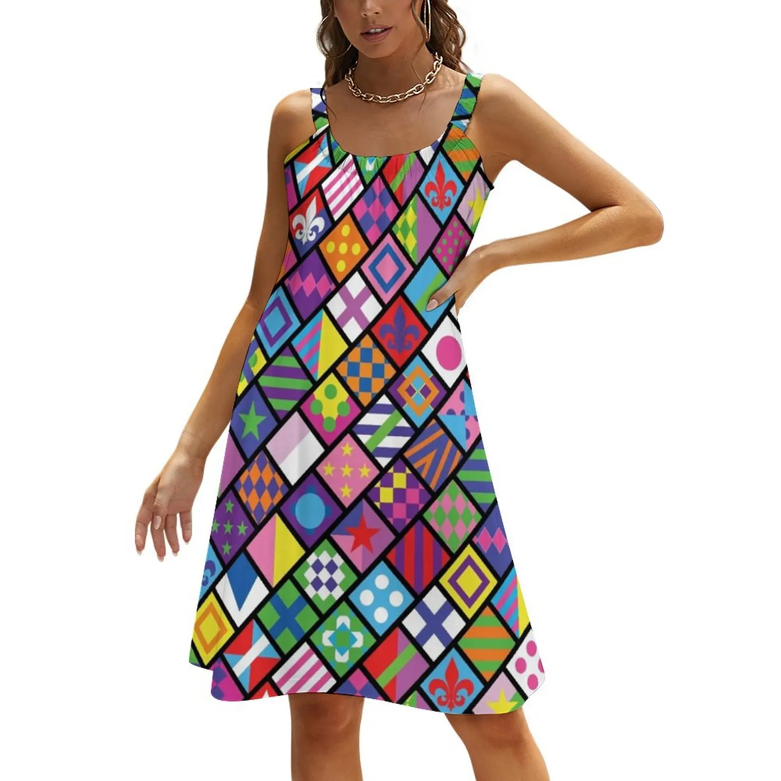 Horse racing colorful jockey squares Beach Sling Skirt summer dresses womens 2024 woman dress sensual sexy dress for women
Horse racing colorful jockey squares Beach Sling Skirt summer dresses womens 2024 woman dress sensual sexy dress for women