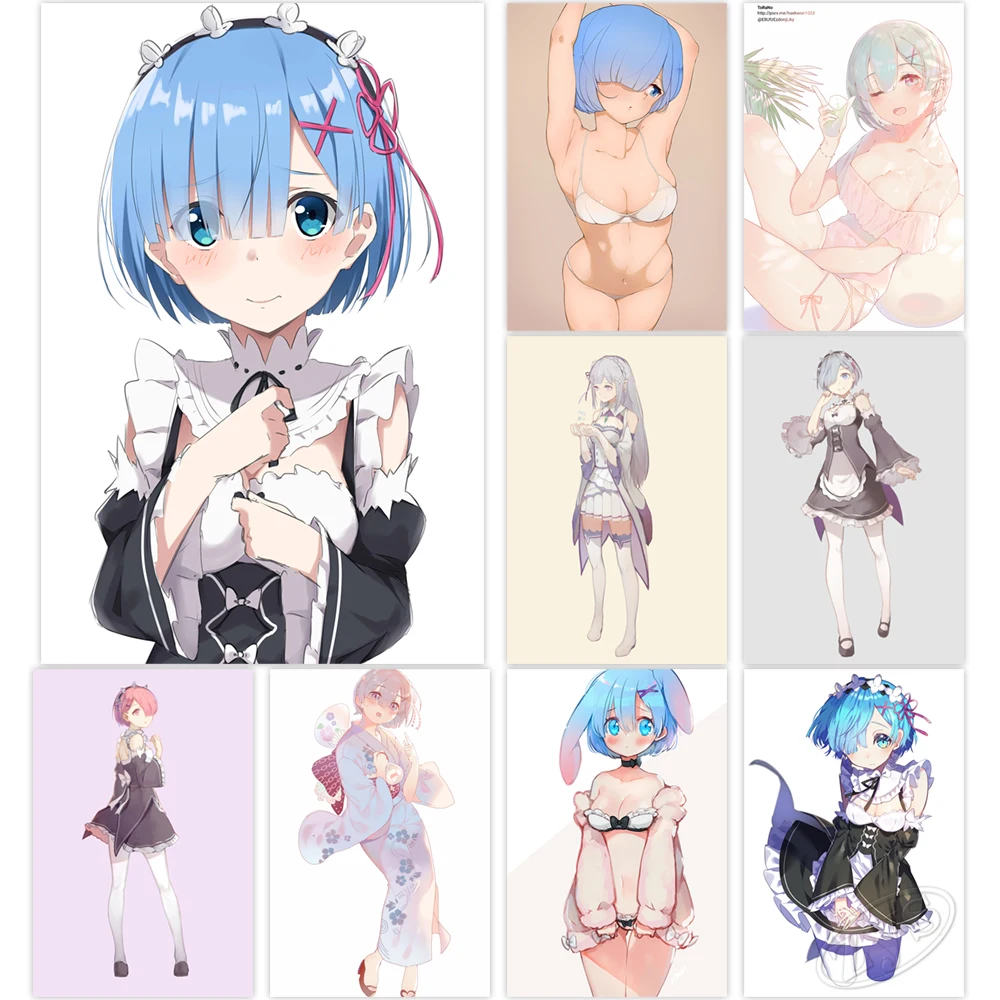 Anime Home Decor Re:Zero Canvas Wall Art Painting Kara Hajimeru Emilia Pictures Print Rem Ram Modular Art Poster For Living Room
Anime Home Decor Re:Zero Canvas Wall Art Painting Kara Hajimeru Emilia Pictures Print Rem Ram Modular Art Poster For Living Room