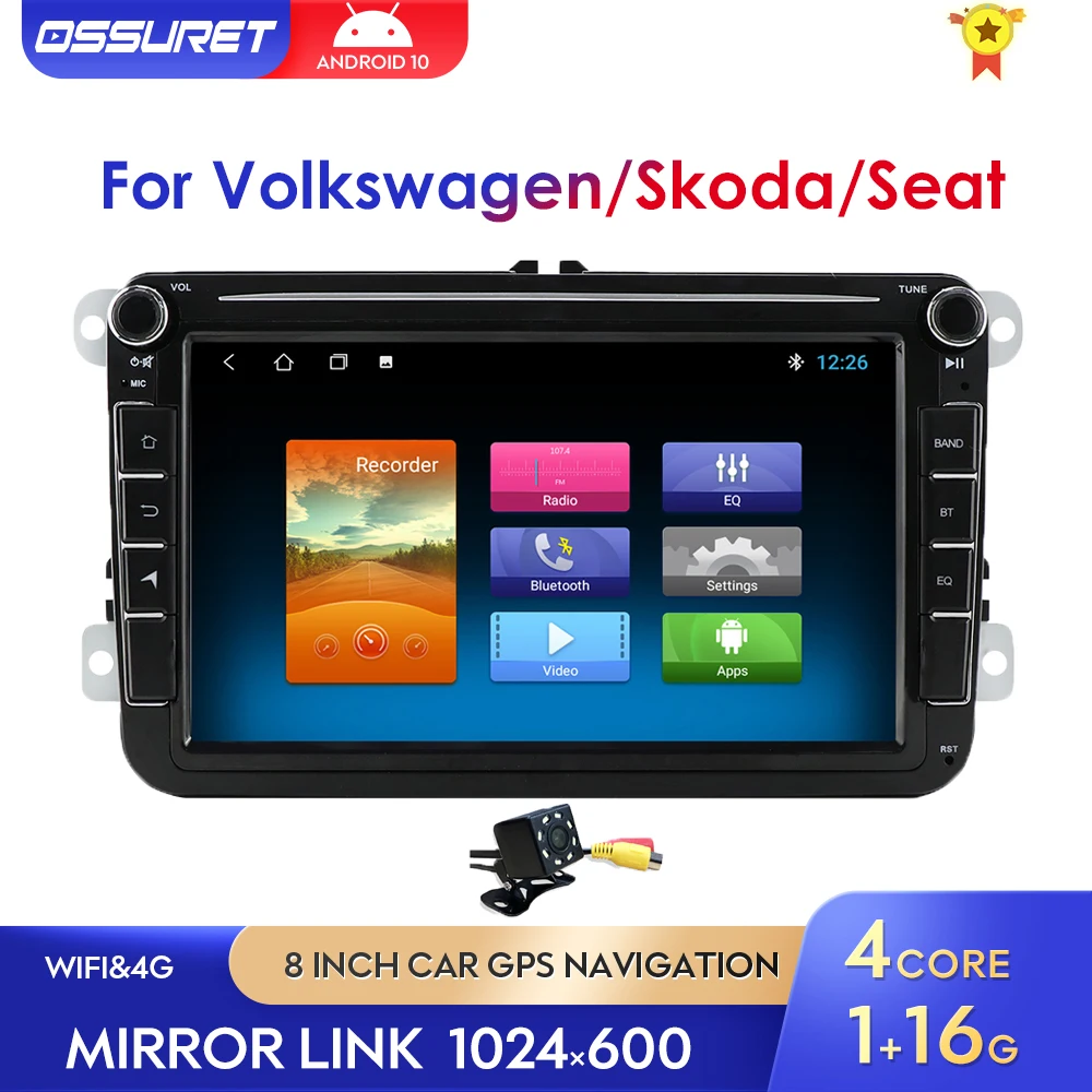 Android 10 автомобильный радиоприемник GPS мультимедийный плеер для VW Volkswagen Golf Passat b7 b6 Skoda Seat Octavia Polo Tiguan навигация RDS 2Din
Android 10 автомобильный радиоприемник GPS мультимедийный плеер для VW Volkswagen Golf Passat b7 b6 Skoda Seat Octavia Polo Tiguan навигация RDS 2Din
