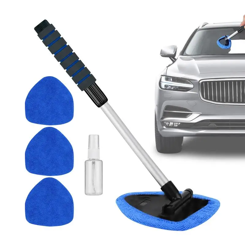 Car Window Cleaner Tool Multifunctional Auto Retractable Handle Glass Mop Sturdy Cleaning Kit With Spray Bottle Cars Maintenance
Car Window Cleaner Tool Multifunctional Auto Retractable Handle Glass Mop Sturdy Cleaning Kit With Spray Bottle Cars Maintenance