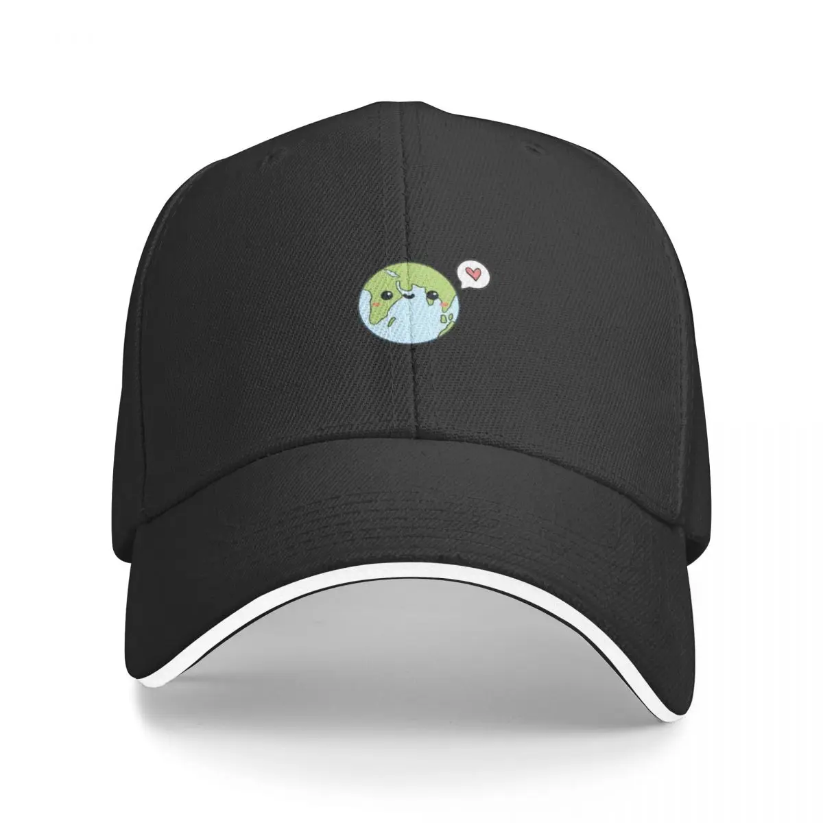 

Бейсболка с логотипом Happy World, кепка с защитой от УФ-лучей и солнечной батареей, роскошный головной убор, кепка для грузовиков, кепка для женщин и мужчин