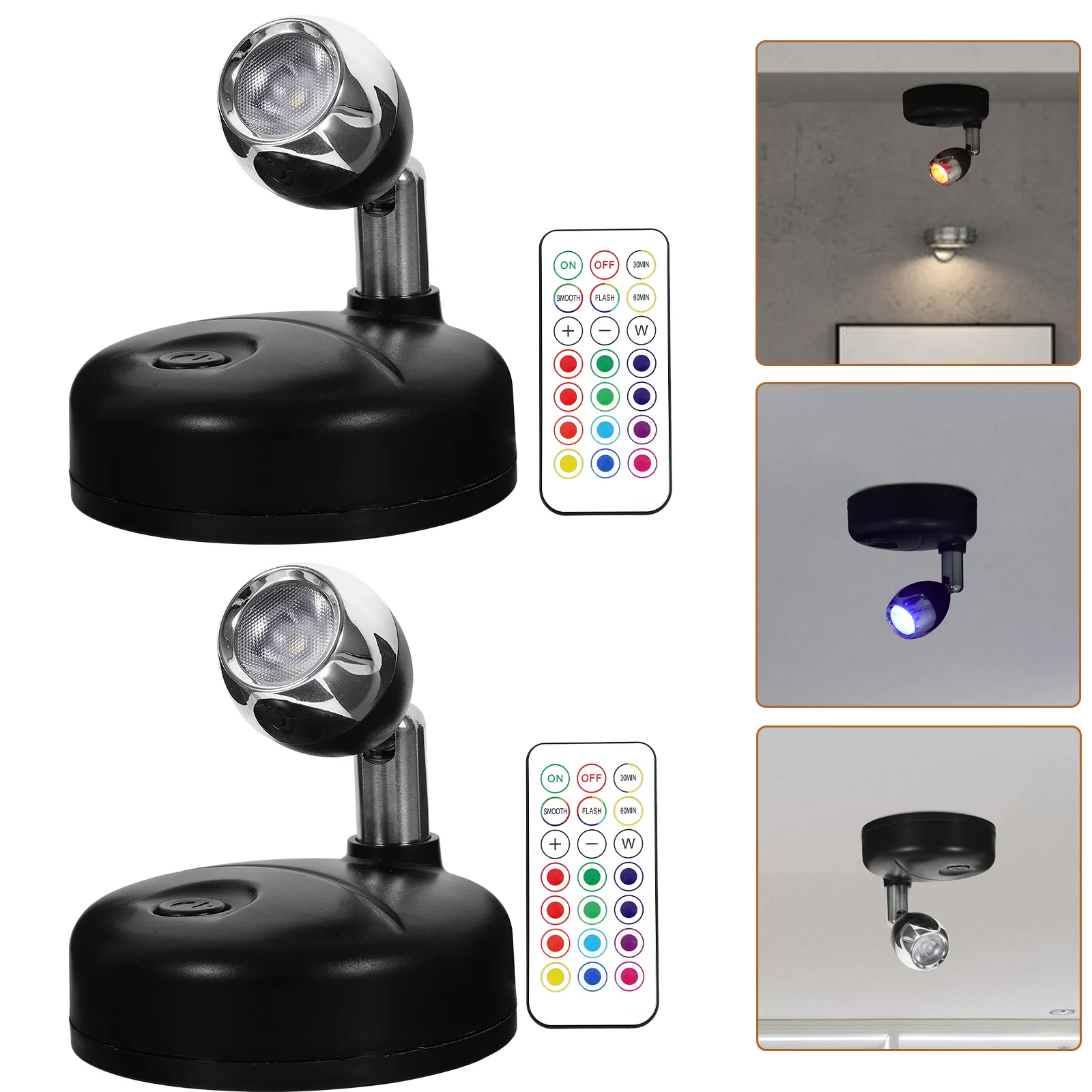 2 Pcs Small Spotlights for Displays Indoor Remote Control Battery Lighting Set Accent Art Paintings
2 Pcs Small Spotlights for Displays Indoor Remote Control Battery Lighting Set Accent Art Paintings