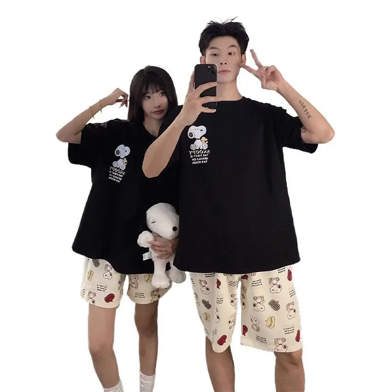 Kawaii Snoopy Couple Pajamas Women's Summer Cute Cartoon Cute Cotton Short Sleeve Set Snoopy Couple Outfit Birthday Gift
Kawaii Snoopy Couple Pajamas Women's Summer Cute Cartoon Cute Cotton Short Sleeve Set Snoopy Couple Outfit Birthday Gift