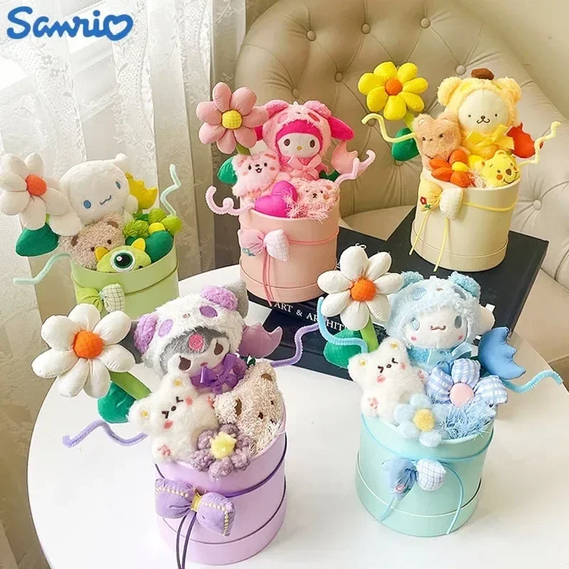 Новинка 2024 года, цветочный букет Sanrio, ведро для обнимания, мультяшная кукла, цветочный букет, подарки на Рождество, день рождения, выпускной, цветочный подарок
Новинка 2024 года, цветочный букет Sanrio, ведро для обнимания, мультяшная кукла, цветочный букет, подарки на Рождество, день рождения, выпускной, цветочный подарок