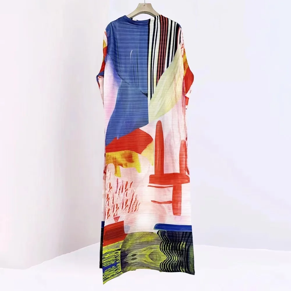 ALSEY Miyake Pleated Chic and Elegant Evening Dress Fashion High 2023 Fall New Temperament Loose Print Medium Long Dress Spot
ALSEY Miyake Pleated Chic and Elegant Evening Dress Fashion High 2023 Fall New Temperament Loose Print Medium Long Dress Spot