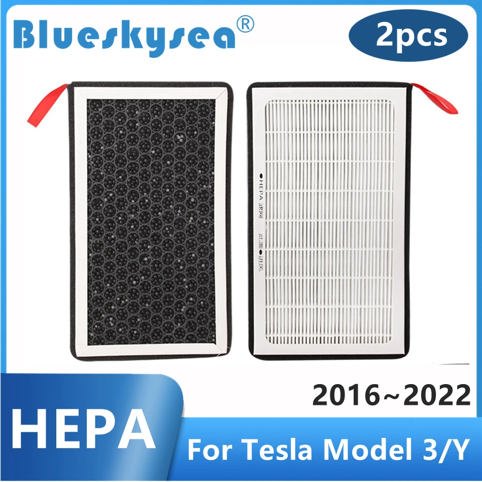 2pcs Air Filter For Tesla Model 3 Model Y 2022~2016 Air Conditioning HEPA Replacement CN95 Activated Carbon Air Intake Cover
2pcs Air Filter For Tesla Model 3 Model Y 2022~2016 Air Conditioning HEPA Replacement CN95 Activated Carbon Air Intake Cover