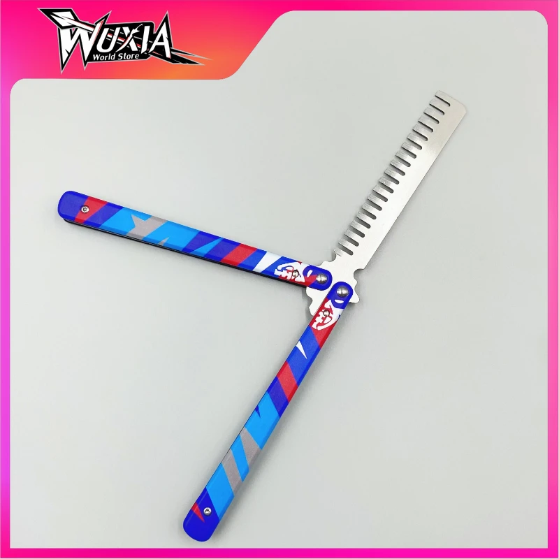 

Valorant Weapon Yoru Butterfly Comb GO Vol 2 Melee Metal Material Model 22cm Game Peripheral Samurai Sword Weapon Gifts Toys Boy
