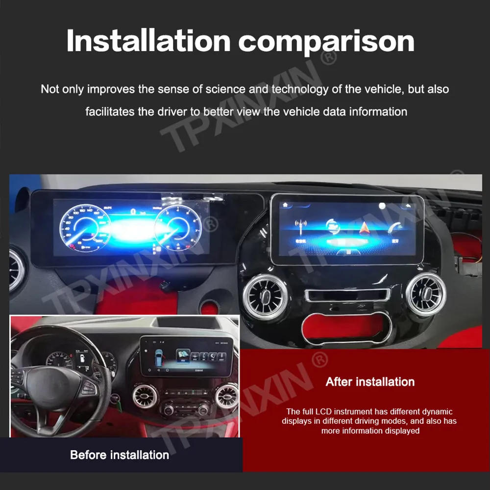 Car LCD Digital Cluster For Mercedes-Benz VITO Virtual Cockpit Speed Meter Car Accesorries Dashboard Display GPS Products
Car LCD Digital Cluster For Mercedes-Benz VITO Virtual Cockpit Speed Meter Car Accesorries Dashboard Display GPS Products