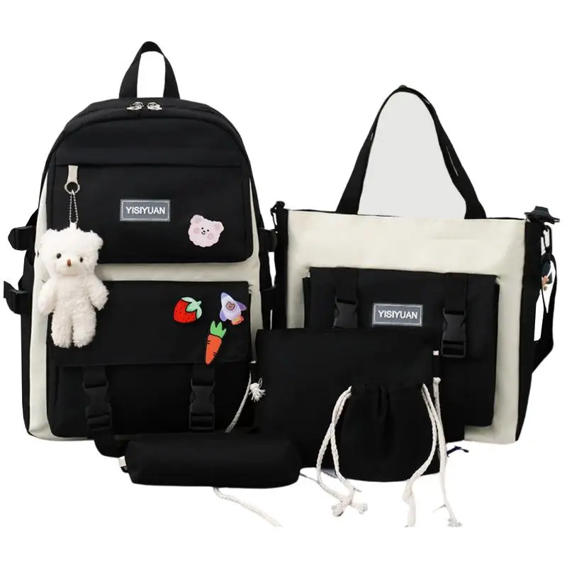 Girls Backpack Set For School 5-in-1 School Bookbags Combo Including Backpack Pencil Pouch Small Storage Bag Handbag Small
Girls Backpack Set For School 5-in-1 School Bookbags Combo Including Backpack Pencil Pouch Small Storage Bag Handbag Small