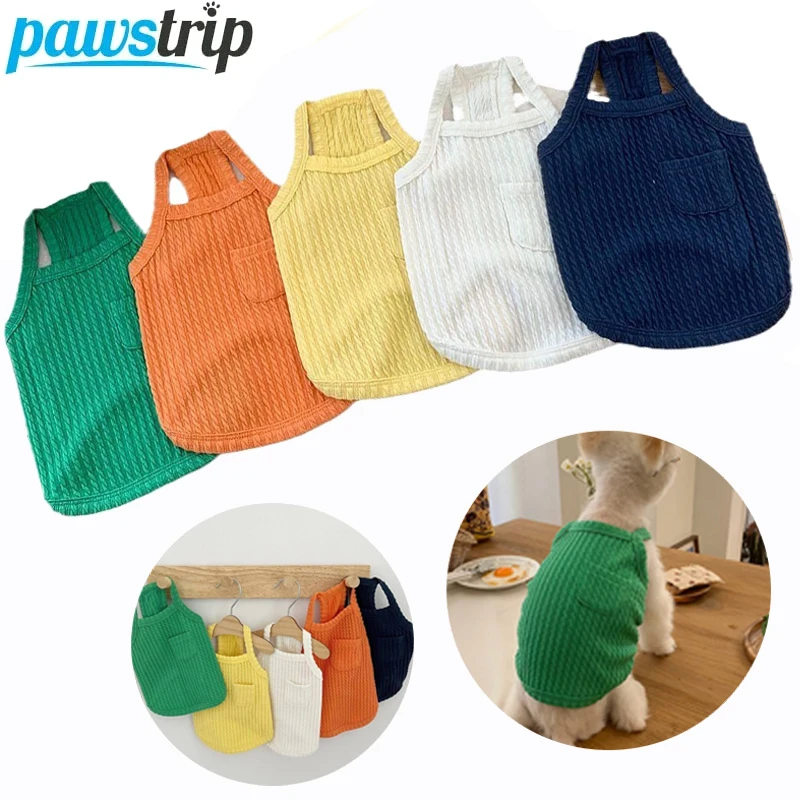 

Summer Thin Dog Vest Breathable Dog Clothes For Small Dogs Chihuahua French Bulldog clothing Puppy Clothes Dog Accessories