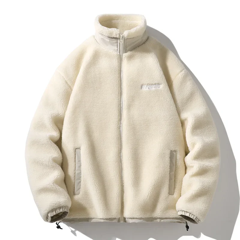 Autumn Winter Men's jacket Lamb Fleece Plush Oversize Loose Couple Warm and comfortable lamb down Korean style jacket
Autumn Winter Men's jacket Lamb Fleece Plush Oversize Loose Couple Warm and comfortable lamb down Korean style jacket