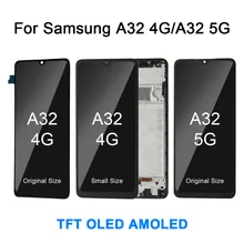 Écran LCD AMOLED de remplacement, 100% testé, SM-A326B testé, pour Samsung Galaxy A32 5G A326U 4G SM-A325=